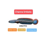 TERBARU Patung miniatur Channa limbata