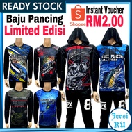 JERSIKU Baju Pancing Fishing Shirt Hoodies Baju Pancing Lengan Panjang Fishing T Shirt Baju Memancin