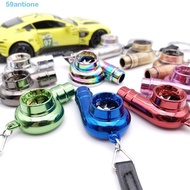 ANTIONE Turbo Key Chain with Sound, INS Multicolor Car Whistle Sound Keyring, Unique Alloy Mini Key Buckle Gifts