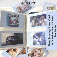 【JL’s Gift】2R/ 3Inch MATTE BLUE Border Photo Printing | Lomo Photo | Photo Card | Precious Gift