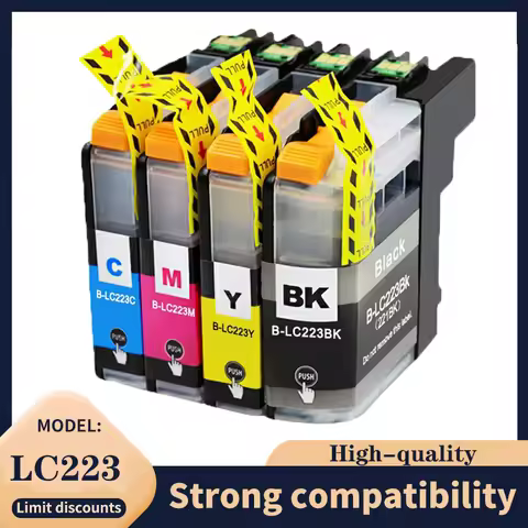 LC223 LC221 LC 223 Cartridges for Brother Printer Ink Cartridge DCP-J562DW J4120DW MFC-J480DW J680DW