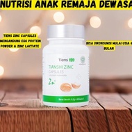 ZINC CAPSULES NUTRISI ANAK DEWASA REMAJA - EGG PROTEIN POWDER ZINC LACTATE SUPLEMEN KESEHATAN VITAMI