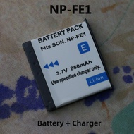 Sony NP-FE1 Digital Camera Battery Compatible with DSC-T7 T7B T7S P41 P43 P10 W1 FE1 Chargers Rechar