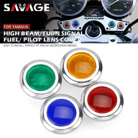 TURN SIGNAL HIGH BEAM PILOT LIGHT LENS COVER FOR YAMAHA XJR 1200SP 1300SP 300 400 400R MOTORCYCLE PA