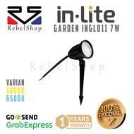 Inlite INGL011 Spike Light LED Garden Light 7W White / Yellow - In-Lite Plug-In Spotlight 7W 7Watt 7