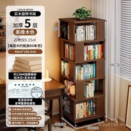 Cabinet Integrated 360-Degree Children's Rotating Shelf Can Small Narrow Bookcase Back to Wall Corne
