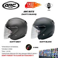 ARC RITZ MATT COLOUR OPEN FACE HELMET ARC HELMET ( HELMET ARC RITZ COLOUR MATT )