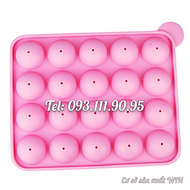 Khuôn silicon làm bánh, kẹo, rau câu bi, mochi nước, bánh trôi nước 20 hình tròn – Mã số 1029
