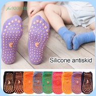 JHA9202888 1 Pair Foot Massage Trampoline Socks Comfortable Wear Kids Adults Cotton Anti-Slip Sock Skid Floor Socks
