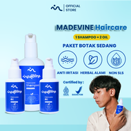 Paket Hemat Madevine Hair Oil (2 pcs) dan Shampoo (1 pcs)