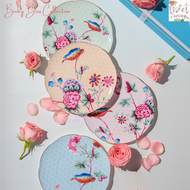 Violet Flamingo เซ็ตจานกลม ชุด 4 ชิ้น รุ่น Birdy Bliss มาพร้อมกล่องของขวัญ