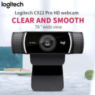 Camera Usb Original Logitech C922 Pro Serious Streaming Webcam With Full 1080p At 30fps Or Hyper-fast Hd 720p 60fps Streamcam(เว็บแคม) Black