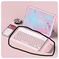 全新粉紅色typec充電藍牙鍵盤同滑鼠keyboard