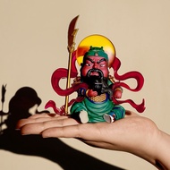 Quanzhou Guan Gong Figure Guan Sheng Emperor NFC asks to sign Guan Yu workstation ornaments Q versio