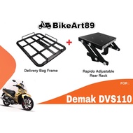 Tapak Monorack Demak DVS110 Rapido Food Delivery Bag Bracket Base Transformer Accessories Motor DVS 