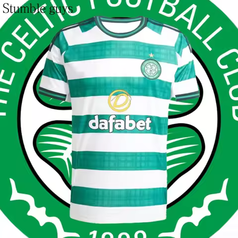 2026 Mens Celtic FC 3D Printed Home Football Shirt Summer Sportwear Training Soccer Uniform Cool Bre