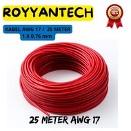 AWG CABLE 17 25 METERS AWG CABLE 1 X 0.76 MM 25M ELECTRICAL CABLE