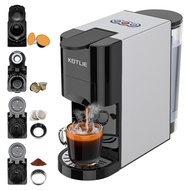 KOTLIE 4 in1 Capsule Coffee machine AC-513K 19Bar 0.8 L Water Tank Compatible with DG capsules NES c