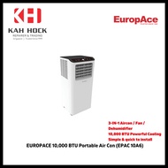 EuropAce 10000 BTU Portable Aircon - EPAC 10A6