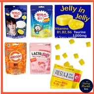 Korea Healthy Jelly Collection 40g 48g 50g Energy Jelly, Vitamin Jelly, Lactobacillus Jelly