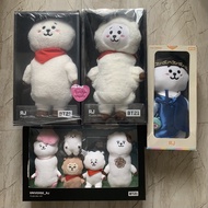Bt21 LINE FRIENDS OFFICIAL MERCH RJ CHARACTER STANDING DOLL 1ST EDITION RESTOCK HANBOK UNIVERSE FAMI