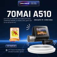 70mai A510 dash cam records ADAS, GPS, remote monitoring with 4G Kit