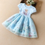Girls Dress Girl Dress Girl Pettiskirt Princess Elsa 709E