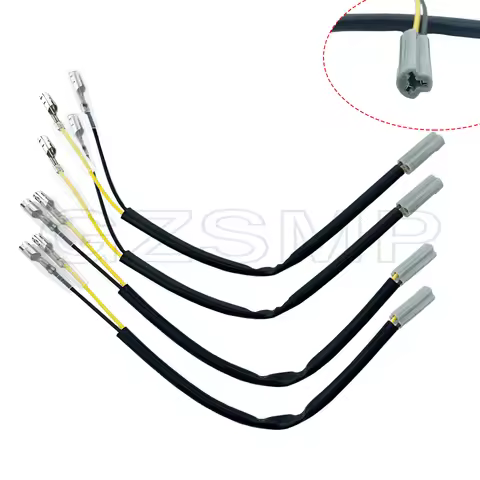 Motorcycle Plug Adapters OEM Indicator Turn Signal Wiring Connectors Harness Fit for Yamaha YZF R6 R