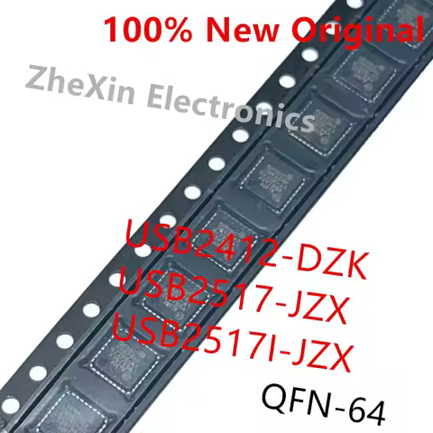5PCS/Lot USB2412-DZK-TR USB2412 、USB2517-JZX 、USB2517i-JZX New USB hub controller chip USB2517 、USB2