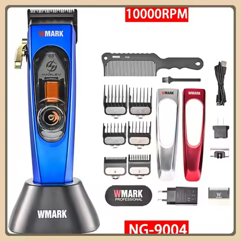 WMARK NG-9004 Maglev Motor 10000 RPM Professional Hair Clipper for Men with Base Charger DLC Hair Cu