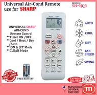 SHARP AIR COND REMOTE CONTROL JET ION REPLACEMENT (SH-9JQ3) AIRCOND