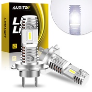 AUXITO 2PCS 60W 14000LM H4 Fanless LED Headlight Bulbs Light H11/H8 H7 Headlight For Car 6000K White