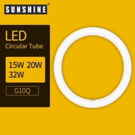 SUNSHINE LED Circular Tube 15W/20W/32W G10q fitting base Daylight/ Warmwhite Magnetic Mounting Tube
