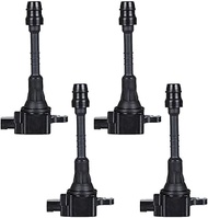 ENA Set of 4 Ignition Coil Pack Compatible with Nissan 2002 2003 2004 2005 2006 Sentra 1.8L L4 Repla