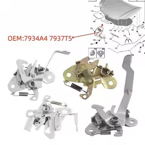 7934A4 7937T5 For Citroen Fukang C3 Elysee C3 C2 Yunyi C4L sega C6Tianyi C5X Triumph Bonnet lock hoo