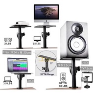 實體店鋪(1 pcs $268 / 1 Pair $428)Clamp On Desktop Speaker Stand, 24x30cm Tray, Bose, Harmon Kardon, Pol