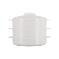 Bộ xửng hấp Yoko 1 ngăn 2 ngăn Bộ sản phẩm gồm nắp thân 2 cái và ngăn chứ nước