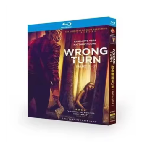 Wrong Turn 1-7 Horror Collection DVD 2003-2021 Complete Series 4-D