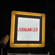 LAMPU PLAFON 12+4 WATT INBOW ( TANAM ) KOTAK & BULAT 2 WARNA AC 220 VOLT/LAMPU DOWNLIGHT INBOW TANAM