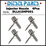 4x Diesel Fuel Injector Nozzle Tip DLLA154P001 for ISUZU Elf Trooper MU JMC FOTON 2.8d 4JB1 4JB1T / 