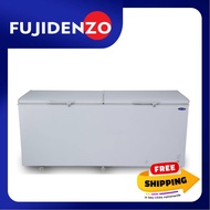 Fujidenzo 22 cu. ft. Dual Function Solid Top Chest Freezer/Chiller with Galvanized Interior FC-22GDF2 (White)
