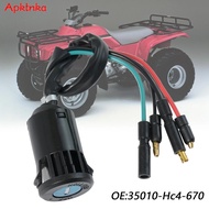 35100-HM5-671 Motorcycle Ignition Switch With 2 Key Fit For Honda TRX300 2WD TRX300FW 4WD Fourtrax 1
