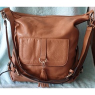 Tas Preloved wanita dwifungsi shoulder ransel sling SSAMZIE tas