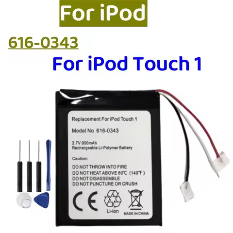 616-0343 900mAh Rechargeable LiPo Battery Replacement For iPod Touch 1 A1213 1st Generation Portable