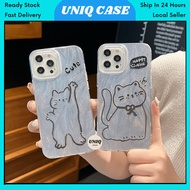 VIVO V23e V25 V25e V27 V30 V30e V40 Pro V50 Lite T1x 4G 5G cute cat feather case casing 手机壳