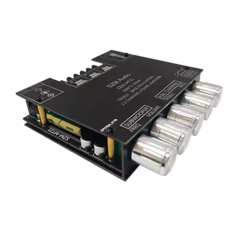 B04B-ZK-TH21 Bluetooth 5.0 2.1Channel Subwoofer Amplifier Board 50Wx2+100W 2.1 Channel Power Audio S