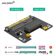 U.2 SFF-8639 to NVMe Ruler 1U GEN-Z EDSFF Short SSD E1.S Carrier Adapter