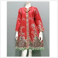 ATASAN TUNIK BATIK KONDANGAN MODERN MODEL TERBARU PEKALONGAN BAJU PESTA ELEGAN 2021