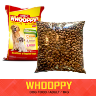 Whooppy Dog Food Adult 1kg (for all breeds) with Yucca Extract supports intestinal cleansing and is 