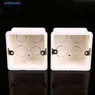 ROFOMON Switch Box Universal Durable PVC Electricity Safety Wall Mounting Enclosure Socket High Quality Switch Socket Bottom Box Junction Box